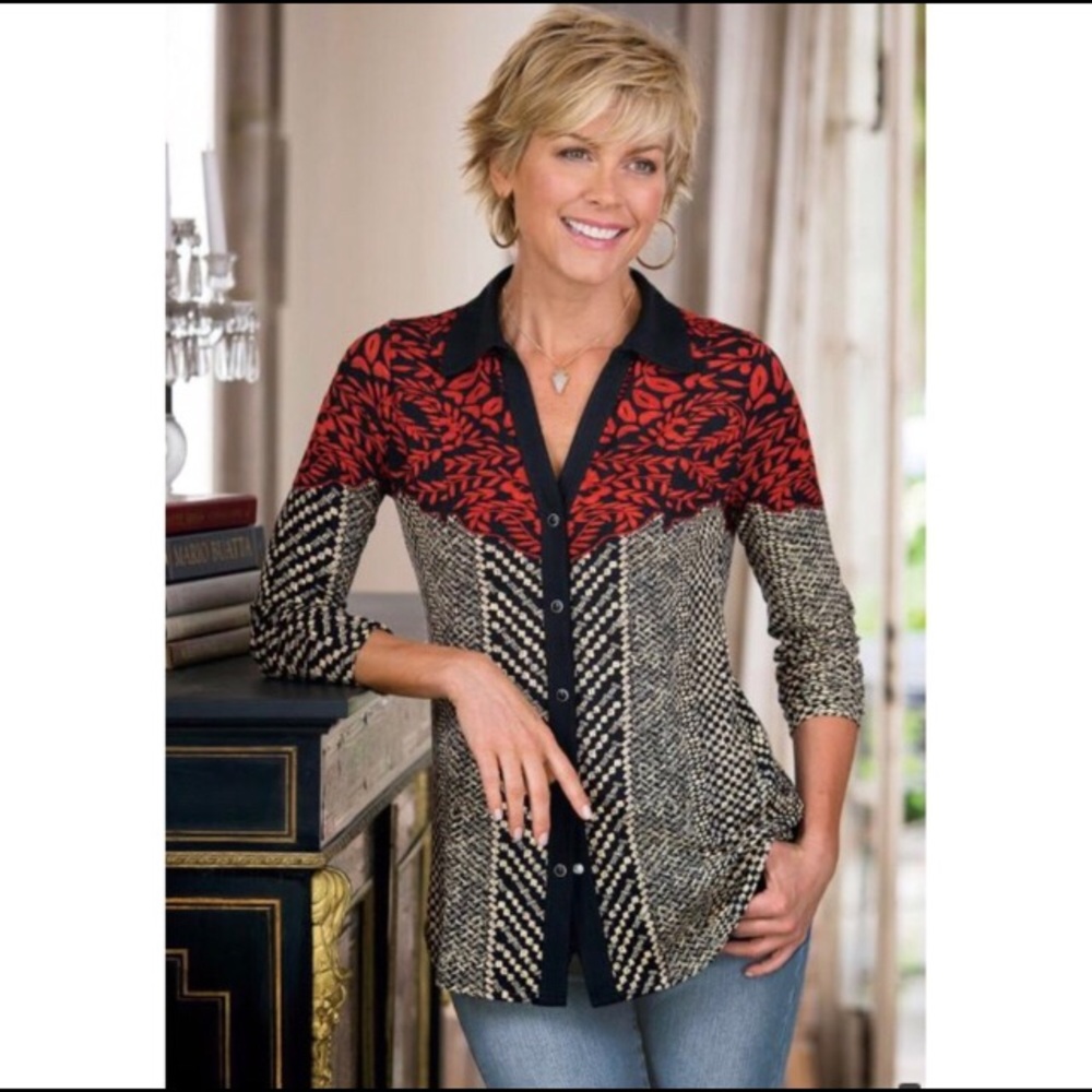 Soft Surroundings Calistoga top size Medium